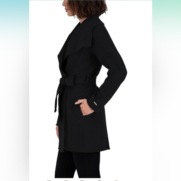 New with tags Ladies' Wrap Coat Tahari - Picture 6 of 13
